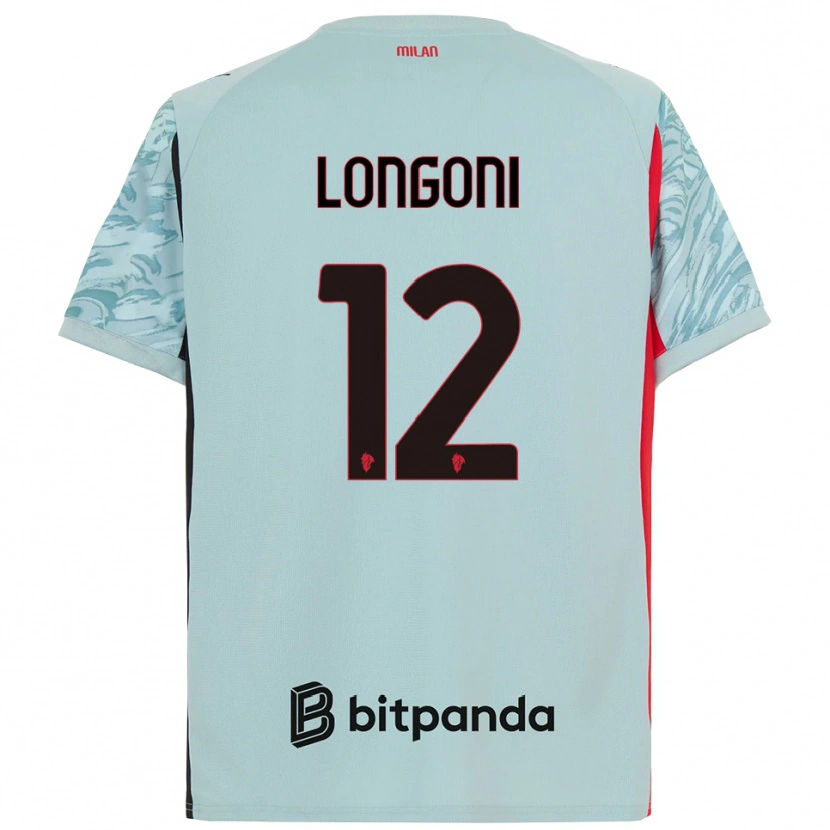 Danxen Kinder Alessandro Longoni #12 Trikot Hellblau Rot Torwarttrikot 2025/26