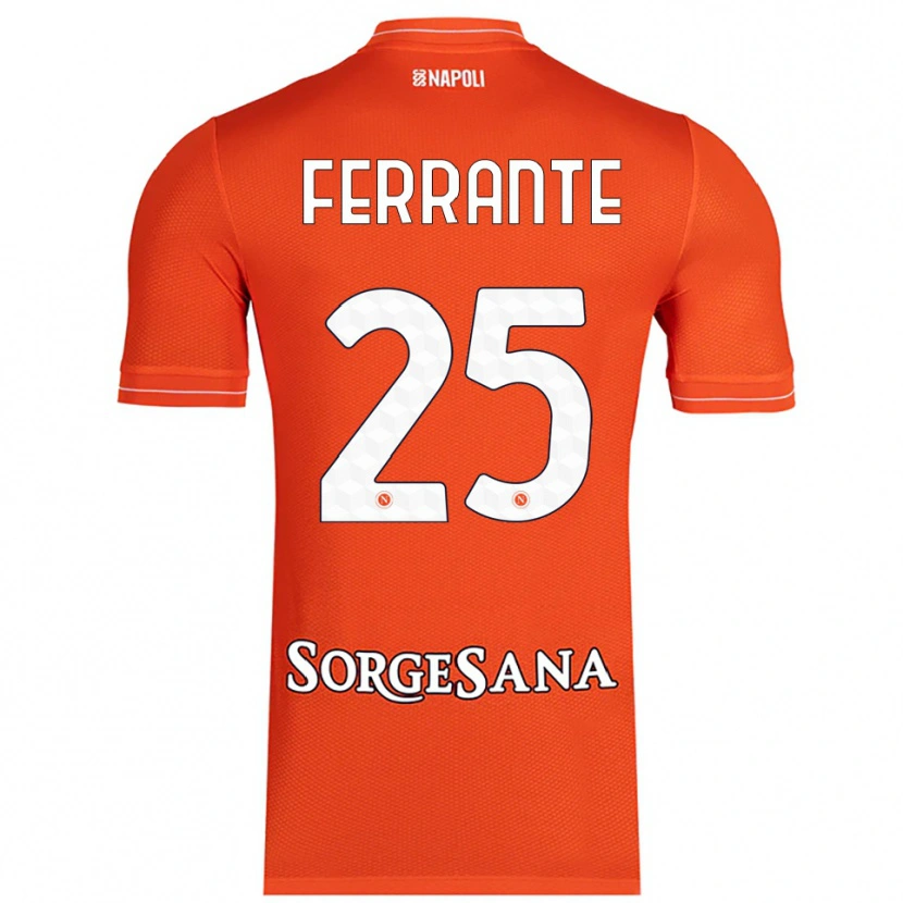 Danxen Kinder Mathias Ferrante #25 Trikot Orange Rot Weiß Torwarttrikot 2025/26