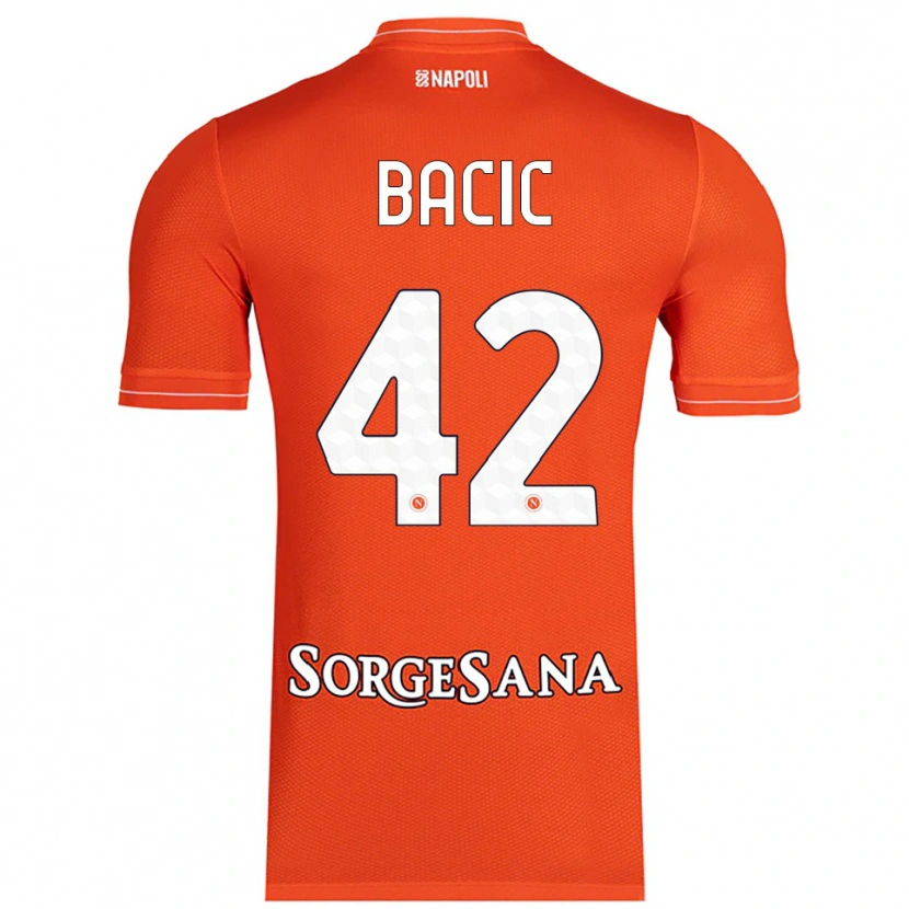 Danxen Kinder Doris Bačić #42 Trikot Orange Rot Weiß Torwarttrikot 2025/26