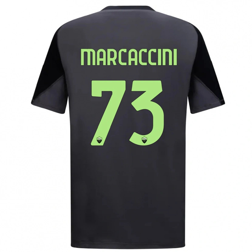 Danxen Kinder Alessio Marcaccini #73 Trikot Schwarz Hellgrün Torwarttrikot 2025/26
