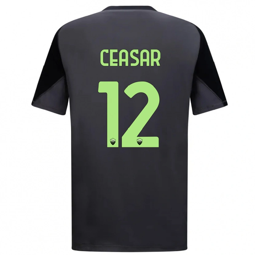 Danxen Kinder Camelia Ceasar #12 Trikot Schwarz Hellgrün Torwarttrikot 2025/26