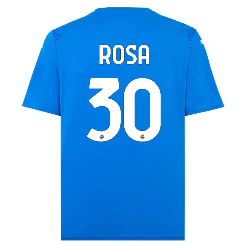 Danxen Kinder Enrico Rosa #30 Trikot Blau Weiß Torwarttrikot 2025/26
