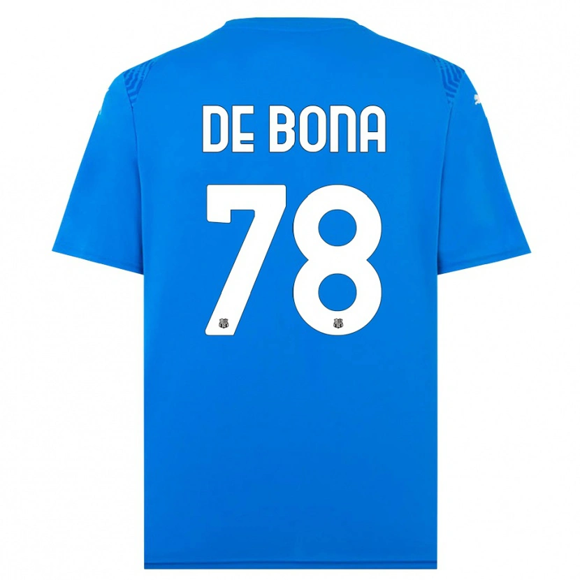 Danxen Kinder Francesca De Bona #78 Trikot Blau Weiß Torwarttrikot 2025/26