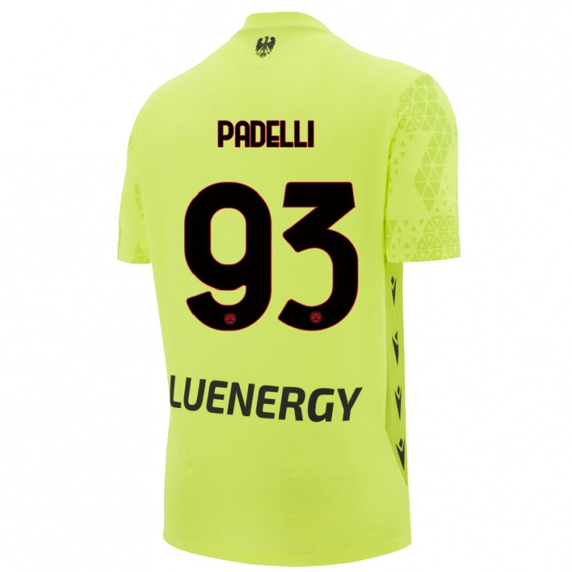 Danxen Kinder Daniele Padelli #93 Trikot Grün Gelb Schwarz Torwarttrikot 2025/26
