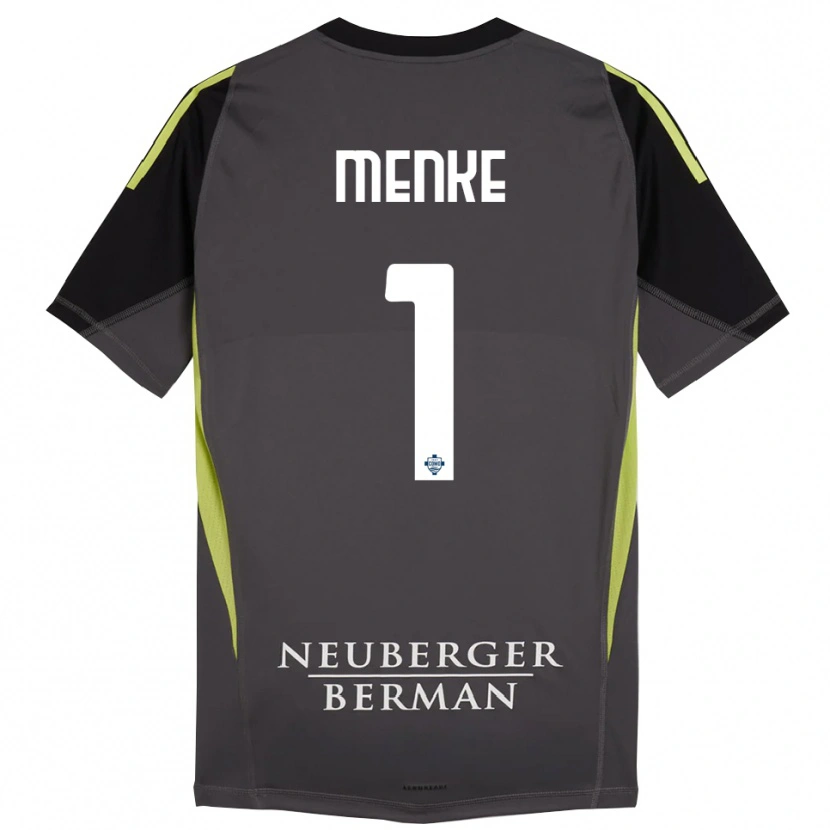 Danxen Kinder Henrique Menke #1 Trikot Schwarz Hellgrün Torwarttrikot 2025/26