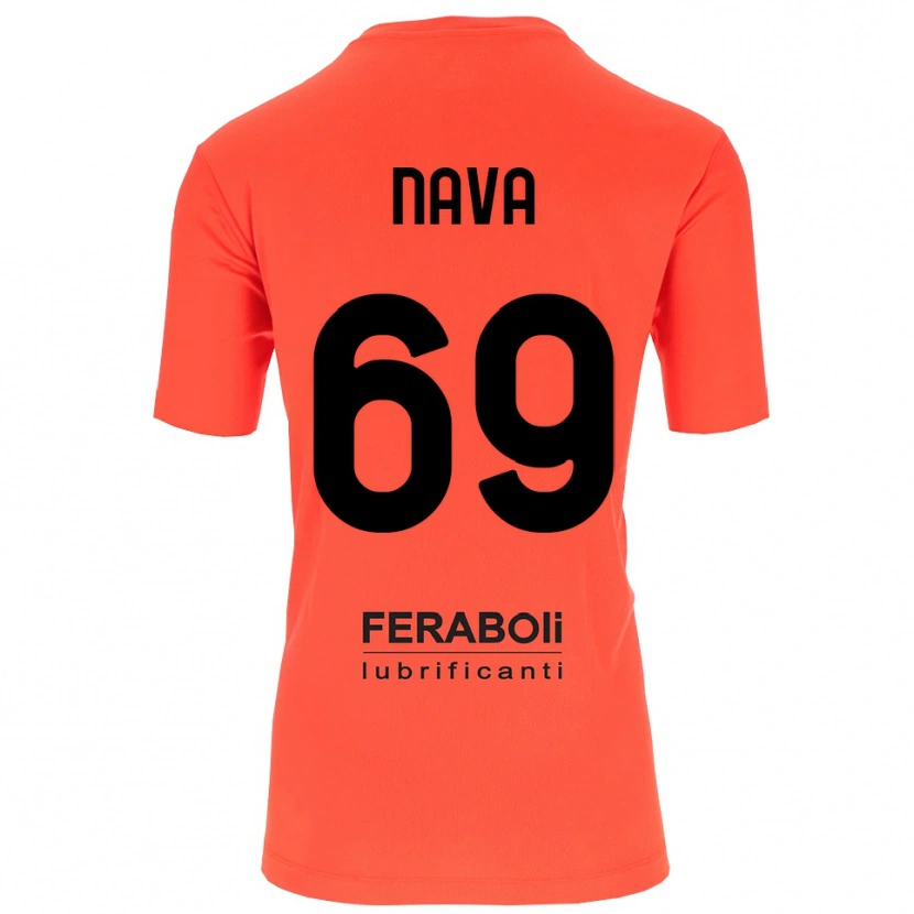 Danxen Kinder Lapo Nava #69 Trikot Orange Rot Schwarz Torwarttrikot 2025/26