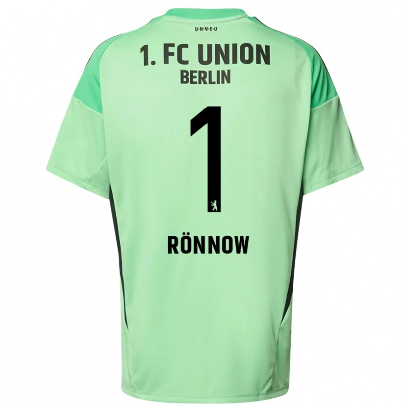 Danxen Kinder Frederik Rönnow #1 Trikot Hellgrün Schwarz Torwarttrikot 2025/26