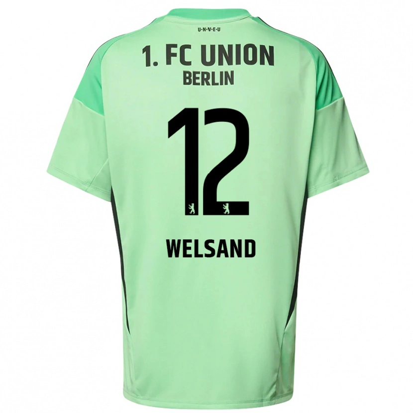 Danxen Kinder Oskar Welsand #12 Trikot Hellgrün Schwarz Torwarttrikot 2025/26