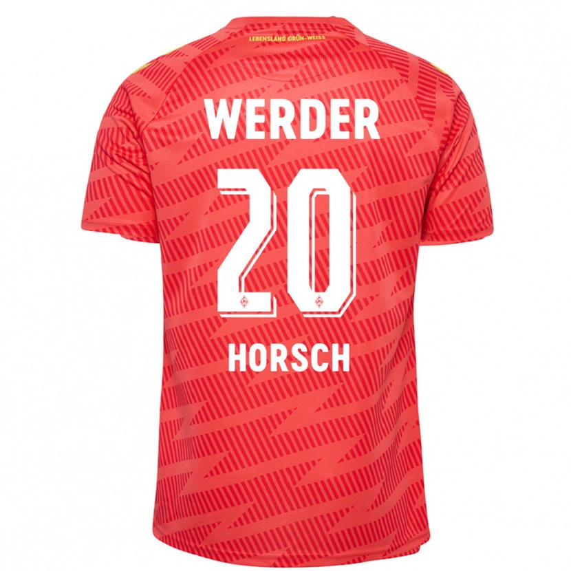 Danxen Kinder Jonas Horsch #20 Trikot Rot Gelb Torwarttrikot 2025/26