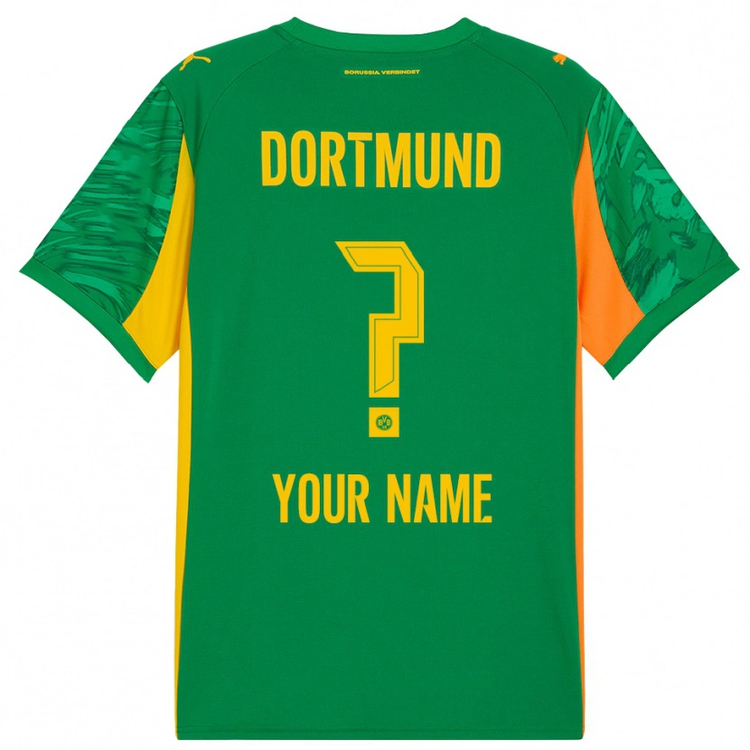 Danxen Kinder Borussia Dortmund Grün Orange Trikot Torwarttrikot 2025/26