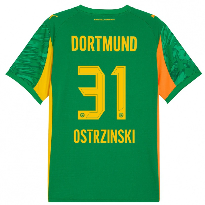 Danxen Kinder Silas Ostrzinski #31 Trikot Grün Orange Torwarttrikot 2025/26