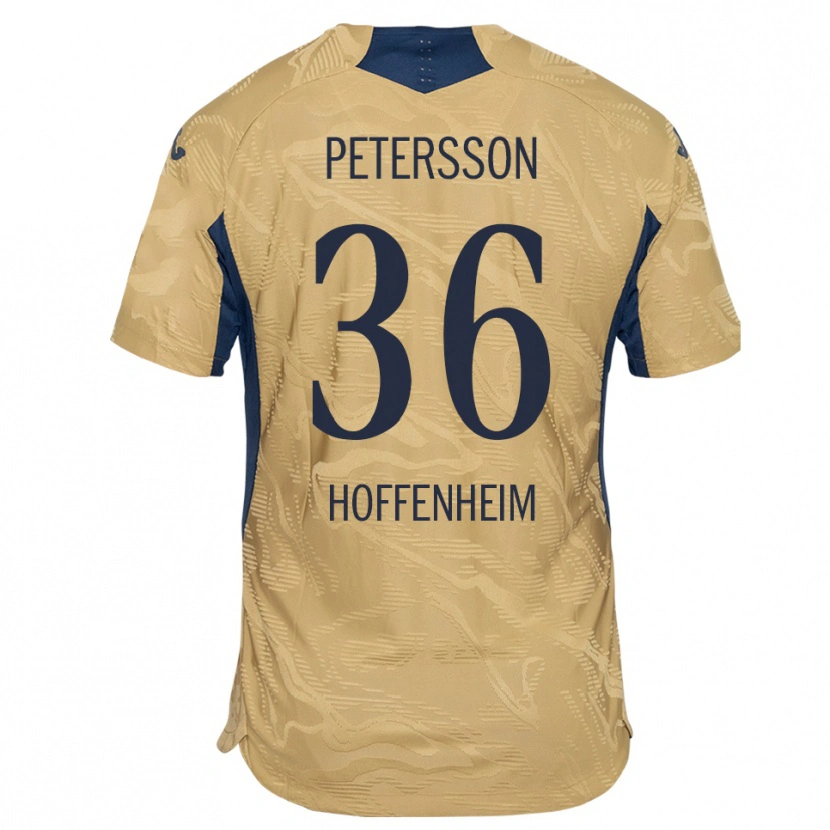Danxen Kinder Lúkas Petersson #36 Trikot Hellbraun Schwarz Torwarttrikot 2025/26