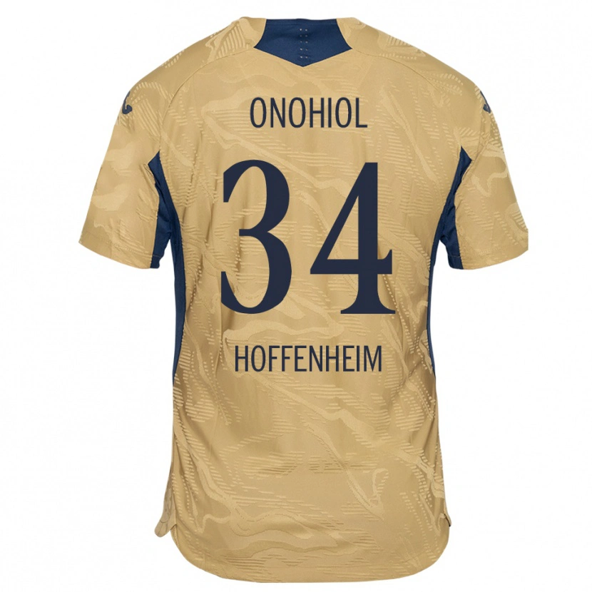 Danxen Kinder Yannick Onohiol #34 Trikot Hellbraun Schwarz Torwarttrikot 2025/26