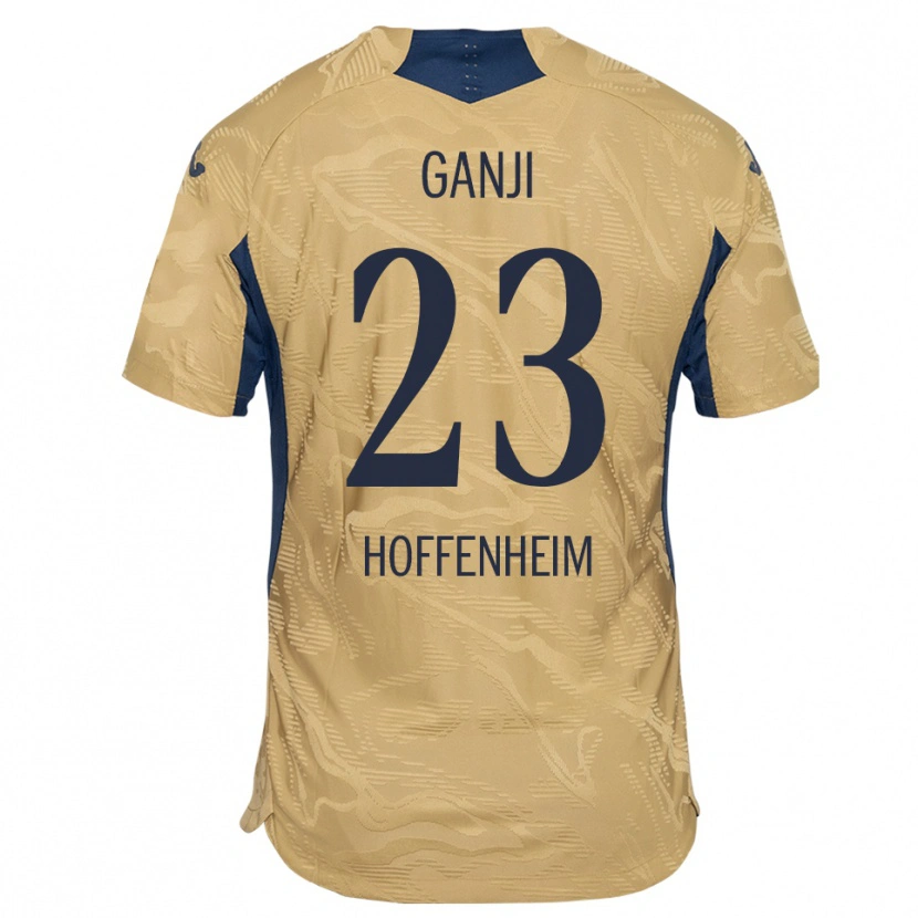 Danxen Kinder Leon Ganji #23 Trikot Hellbraun Schwarz Torwarttrikot 2025/26