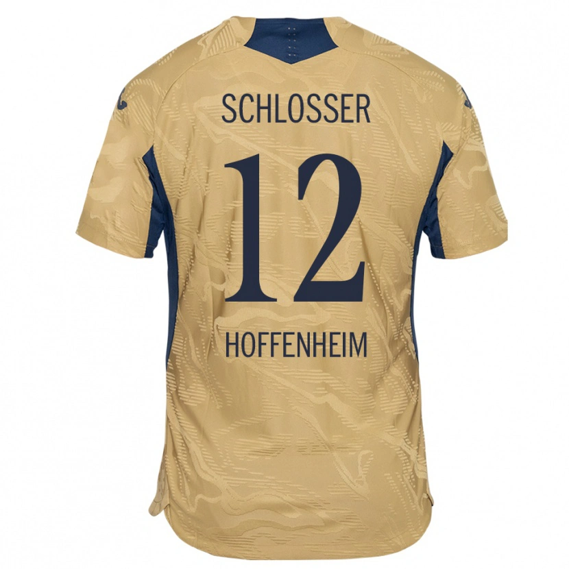 Danxen Kinder Nils Schlosser #12 Trikot Hellbraun Schwarz Torwarttrikot 2025/26
