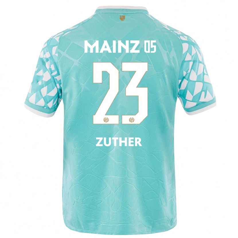 Danxen Kinder Pit Zuther #23 Trikot Türkis Weiß Torwarttrikot 2025/26