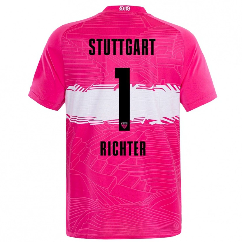 Danxen Kinder Nils Richter #1 Trikot Tiefrosa Schwarz Torwarttrikot 2025/26