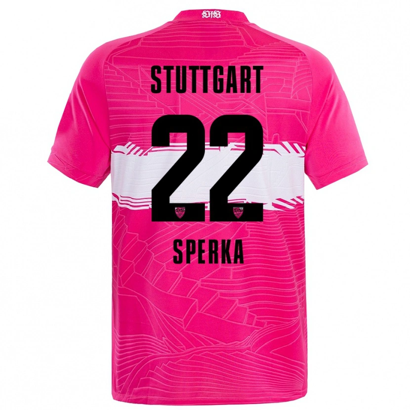 Danxen Kinder Bastian Sperka #22 Trikot Tiefrosa Schwarz Torwarttrikot 2025/26