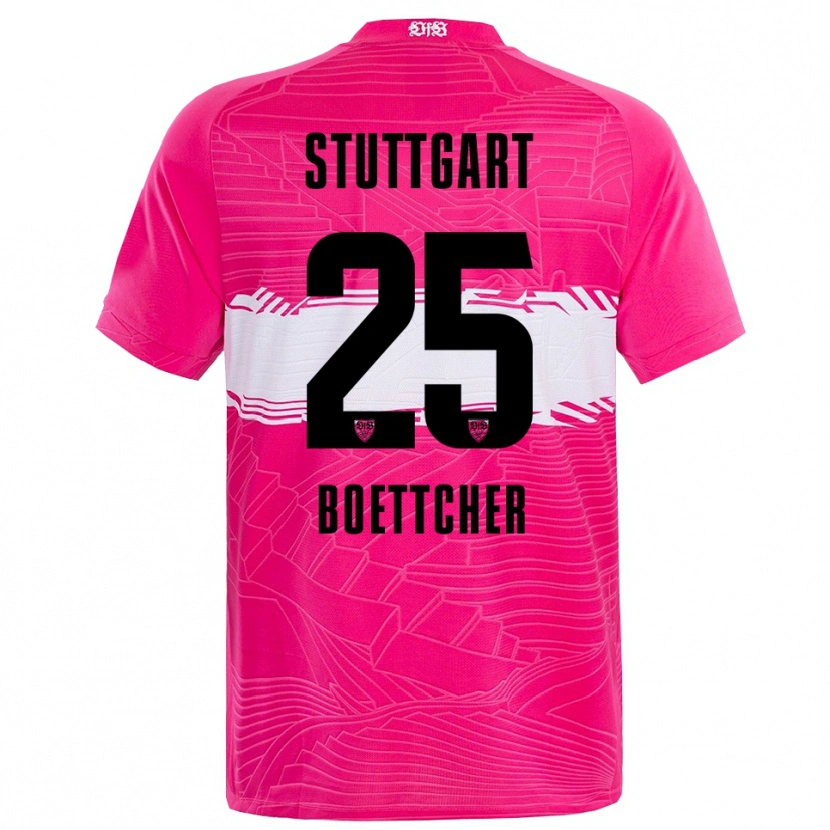 Danxen Kinder Eve Boettcher #25 Trikot Tiefrosa Schwarz Torwarttrikot 2025/26