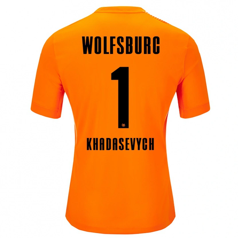 Danxen Kinder Kyrylo Khadasevych #1 Trikot Rot Schwarz Torwarttrikot 2025/26