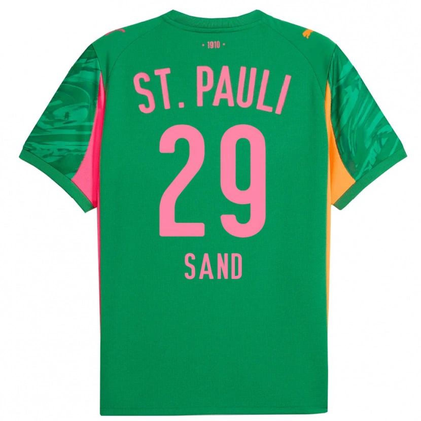 Danxen Kinder Christoffer Sand #29 Trikot Grün Orange Pink Torwarttrikot 2025/26