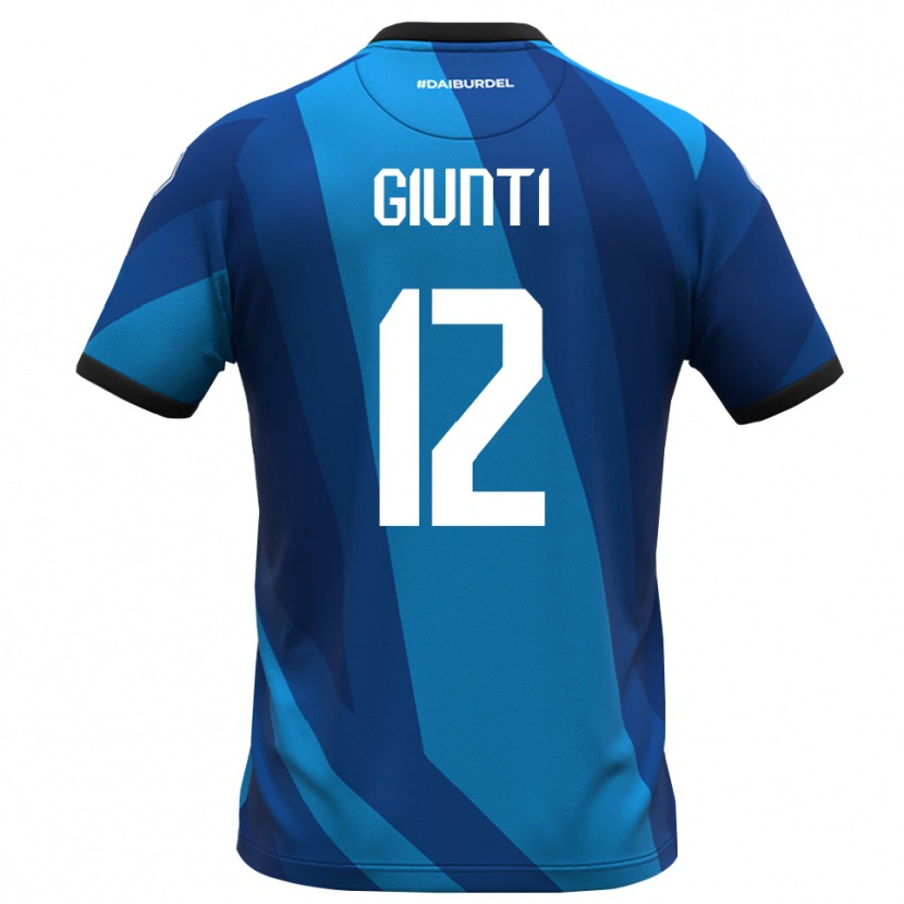 Danxen Kinder Alessandro Giunti #12 Trikot Königsblau Orange Torwarttrikot 2025/26