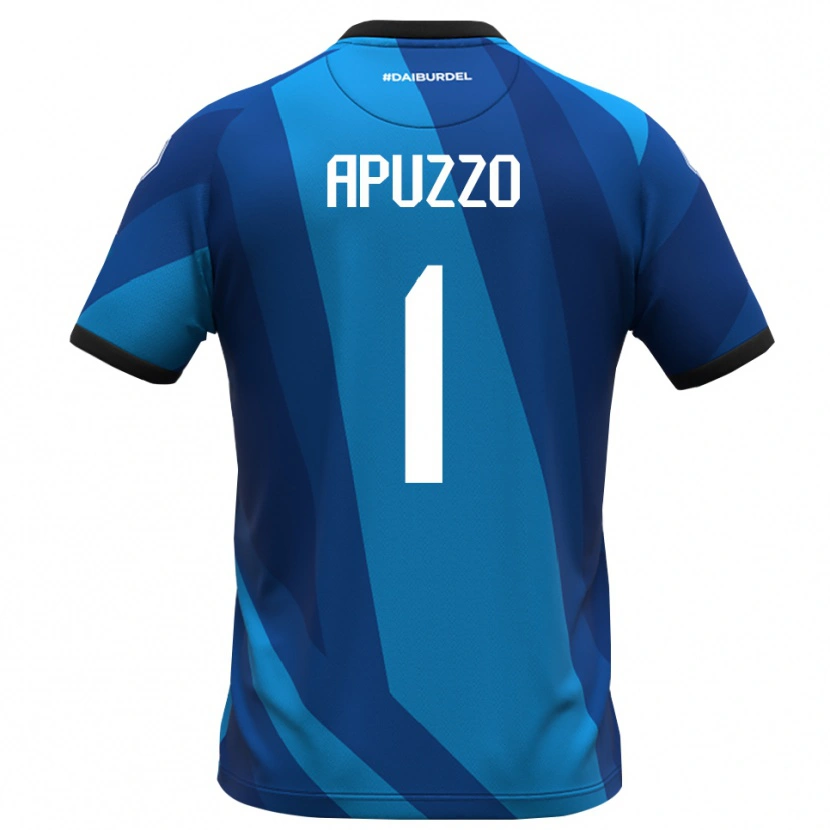 Danxen Kinder Davide Apuzzo #1 Trikot Königsblau Orange Torwarttrikot 2025/26