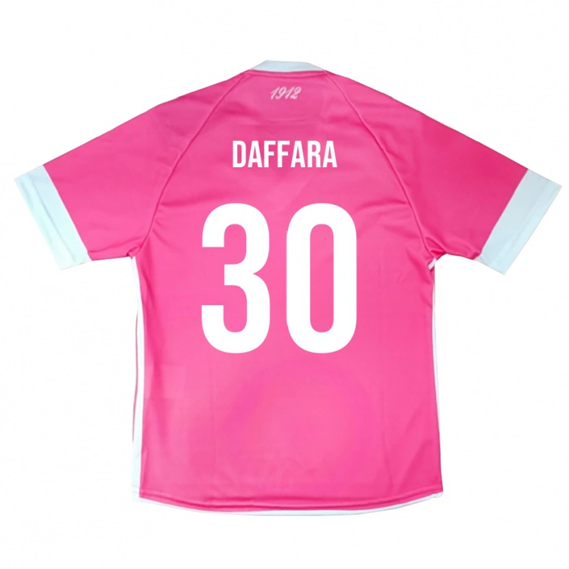 Danxen Kinder Giovanni Daffara #30 Trikot Heißes Pink Weiß Torwarttrikot 2025/26