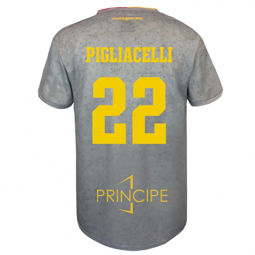 Danxen Kinder Mirko Pigliacelli #22 Trikot Silber Sandbraun Torwarttrikot 2025/26
