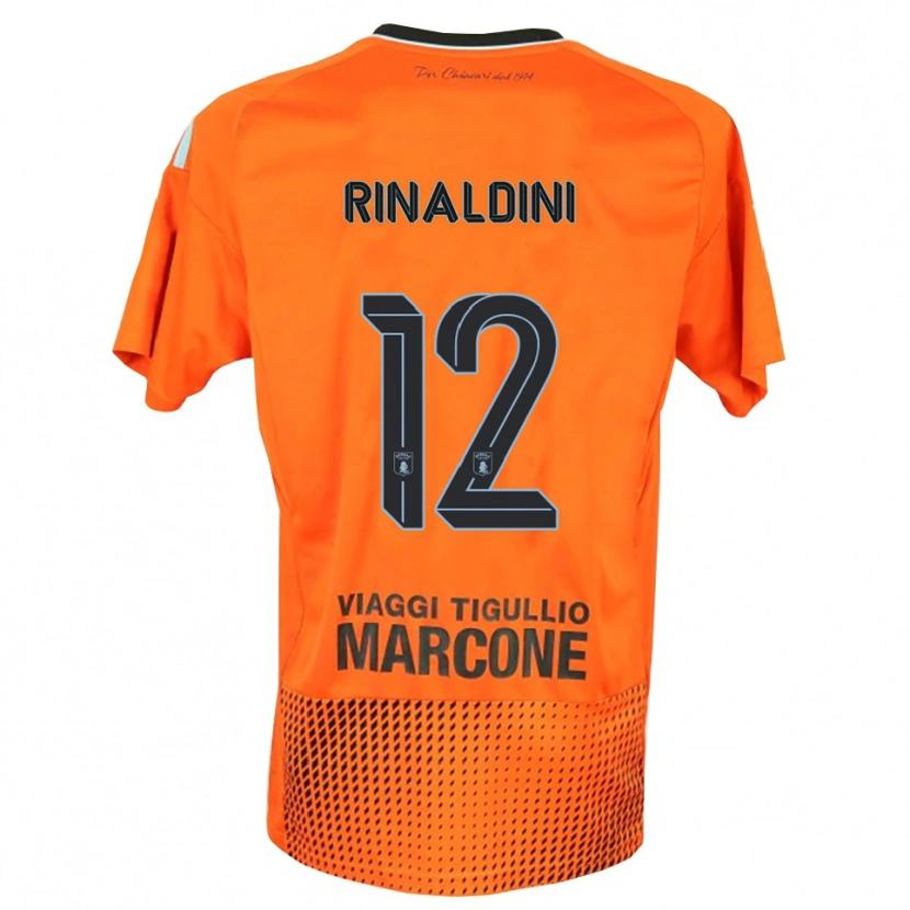 Danxen Kinder Ruben Rinaldini #12 Trikot Dunkles Orange Blau Torwarttrikot 2025/26