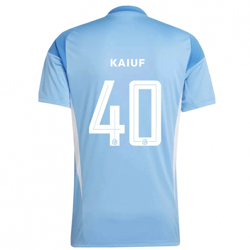 Danxen Kinder Sharif Kaiuf #40 Trikot Hellblau Weiß Torwarttrikot 2025/26