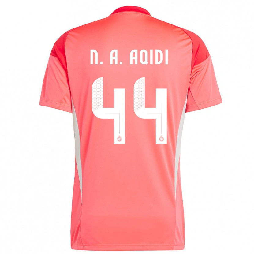 Danxen Kinder Nawaf Al-Aqidi #44 Trikot Rot Orange Gelb Torwarttrikot 2025/26