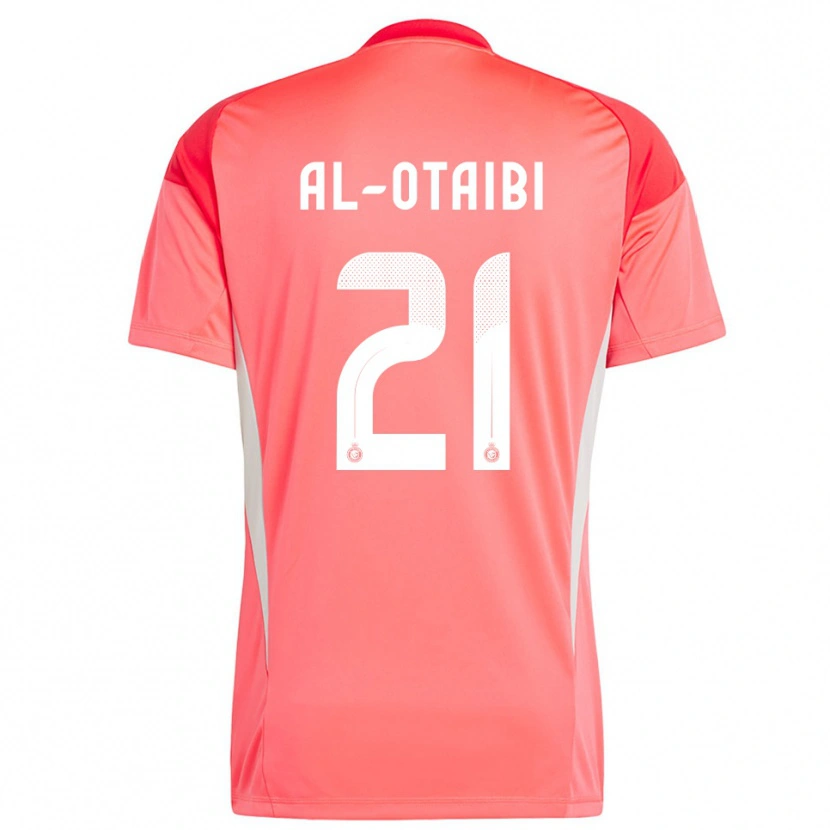 Danxen Kinder Abdulrahman Al-Otaibi #21 Trikot Rot Orange Gelb Torwarttrikot 2025/26