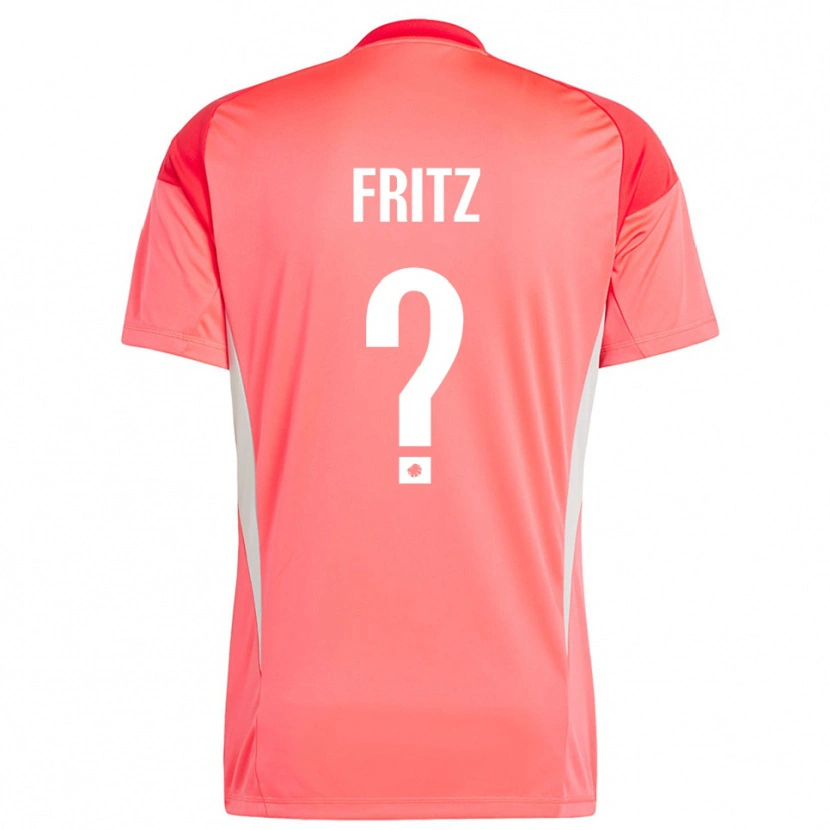 Danxen Kinder Gustav Fritz #0 Trikot Rot Weiß Torwarttrikot 2025/26