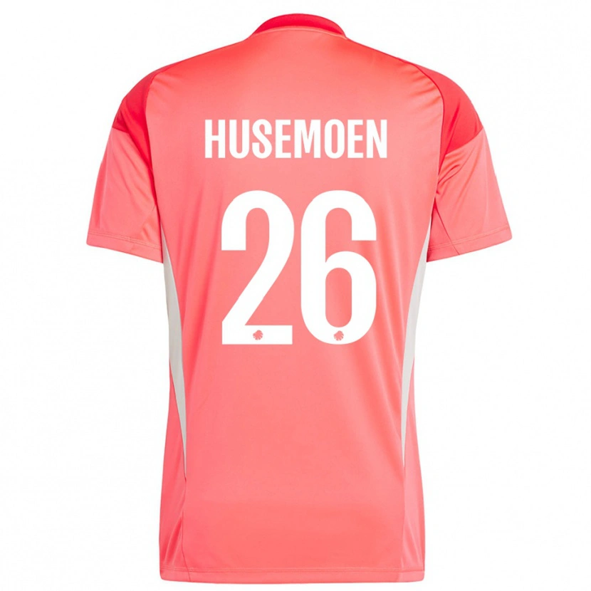 Danxen Kinder Astrid Husemoen #26 Trikot Rot Weiß Torwarttrikot 2025/26