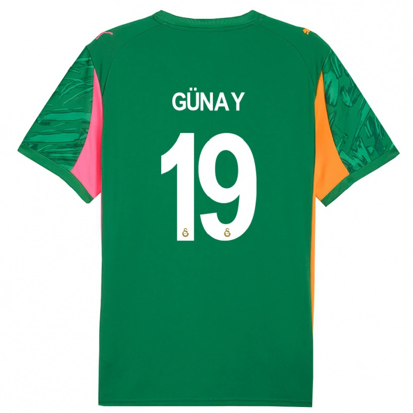 Danxen Kinder Günay Güvenç #19 Trikot Grün Orange Pink Torwarttrikot 2025/26