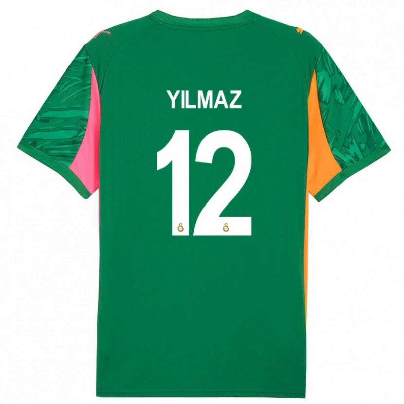 Danxen Kinder Arda Yılmaz #12 Trikot Grün Orange Pink Torwarttrikot 2025/26