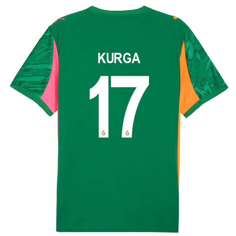 Danxen Kinder Handan Kurğa #17 Trikot Grün Orange Pink Torwarttrikot 2025/26