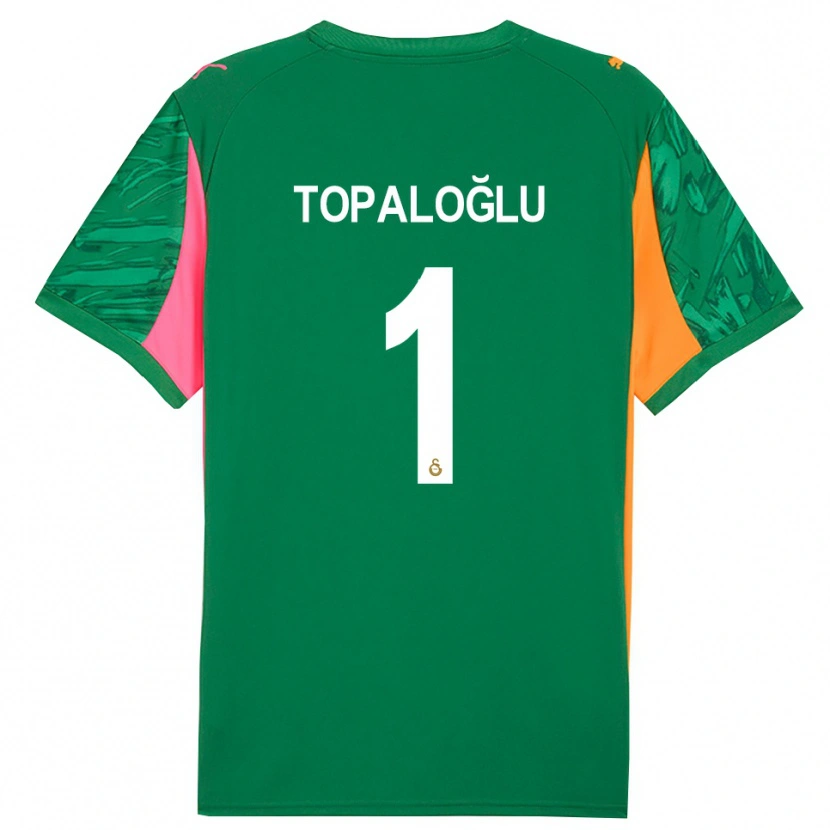 Danxen Kinder Eren Topaloğlu #1 Trikot Grün Orange Pink Torwarttrikot 2025/26