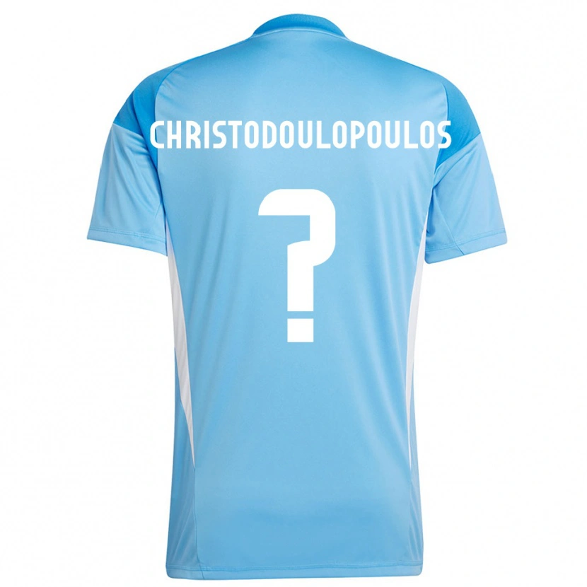 Danxen Kinder Giannis Christodoulopoulos #0 Trikot Tiefblauer Himmel Torwarttrikot 2025/26