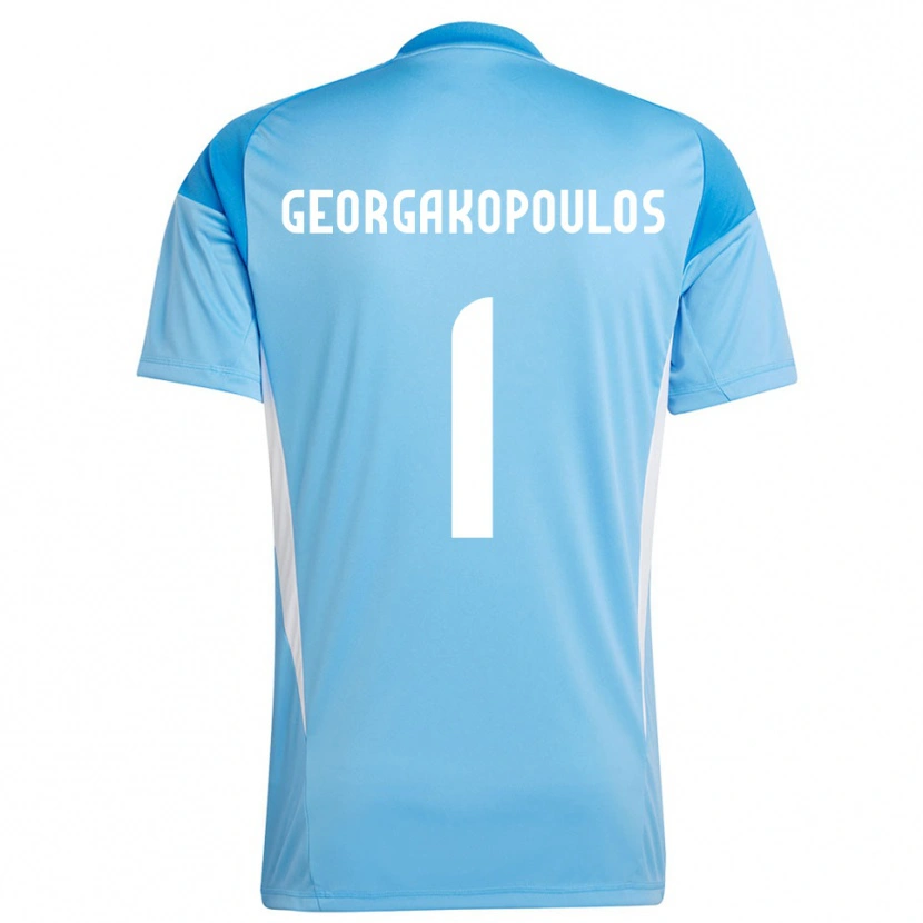 Danxen Kinder Iason Georgakopoulos #1 Trikot Tiefblauer Himmel Torwarttrikot 2025/26