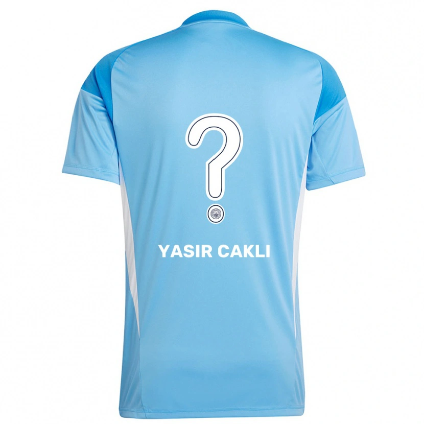 Danxen Kinder Ali Yasir Caklı #0 Trikot Königsblau Weiß Torwarttrikot 2025/26