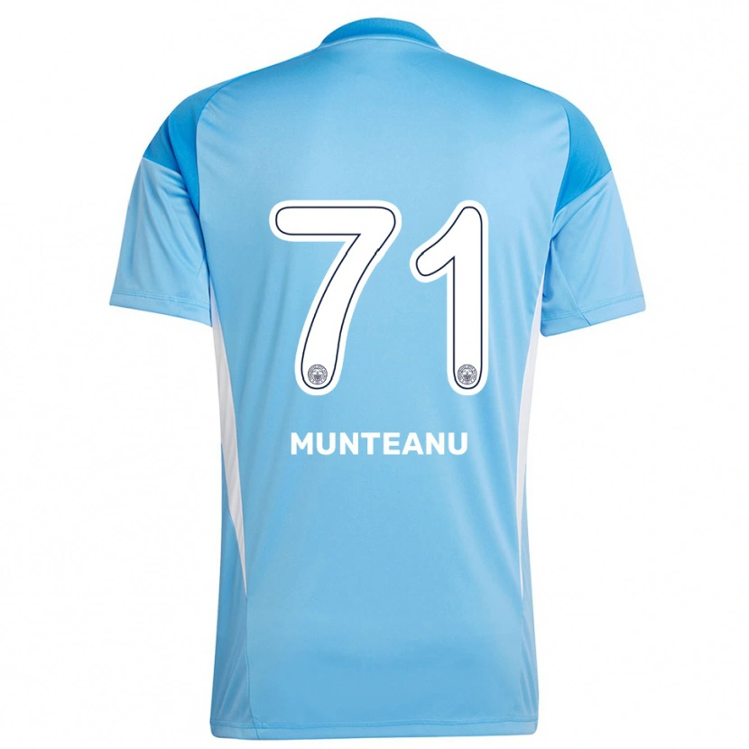 Danxen Kinder Natalia Munteanu #71 Trikot Königsblau Weiß Torwarttrikot 2025/26