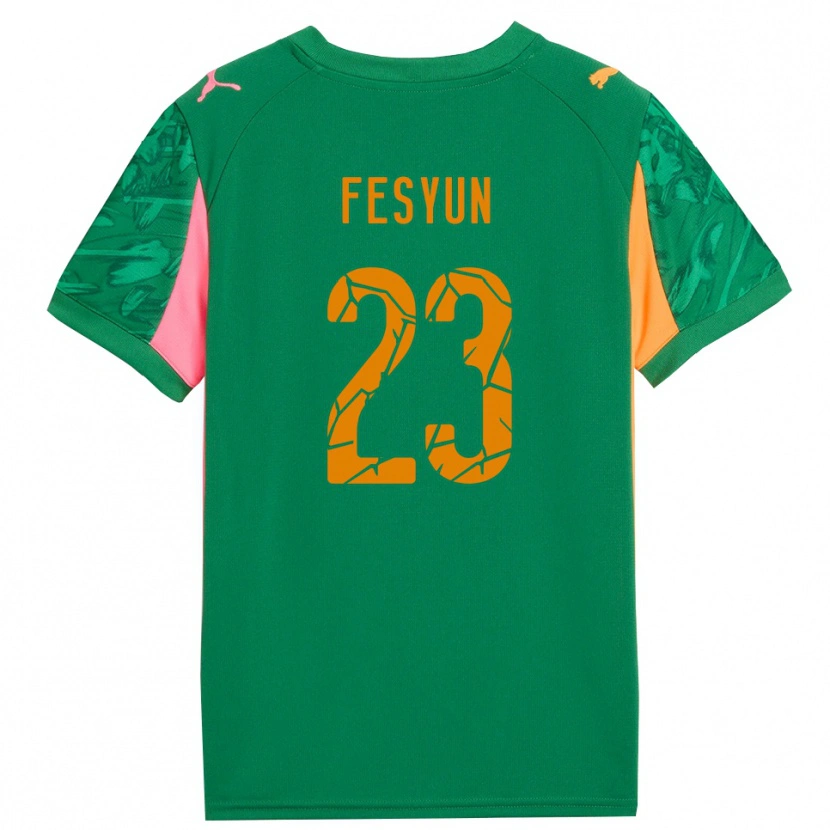 Danxen Kinder Kiril Fesyun #23 Trikot Grün Orange Pink Torwarttrikot 2025/26