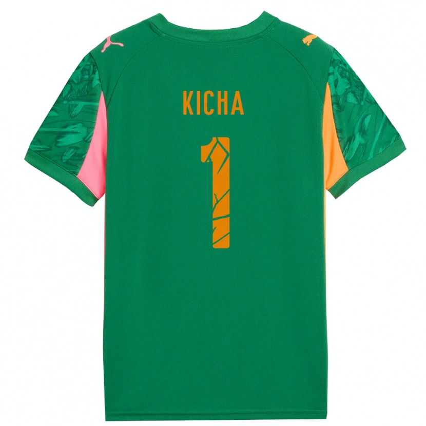 Danxen Kinder Tymofiy Kicha #1 Trikot Grün Orange Pink Torwarttrikot 2025/26