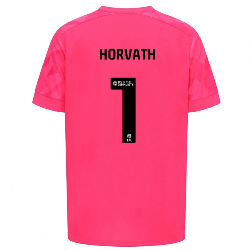 Danxen Kinder Ethan Horvath #1 Trikot Rosenrosa Torwarttrikot 2025/26