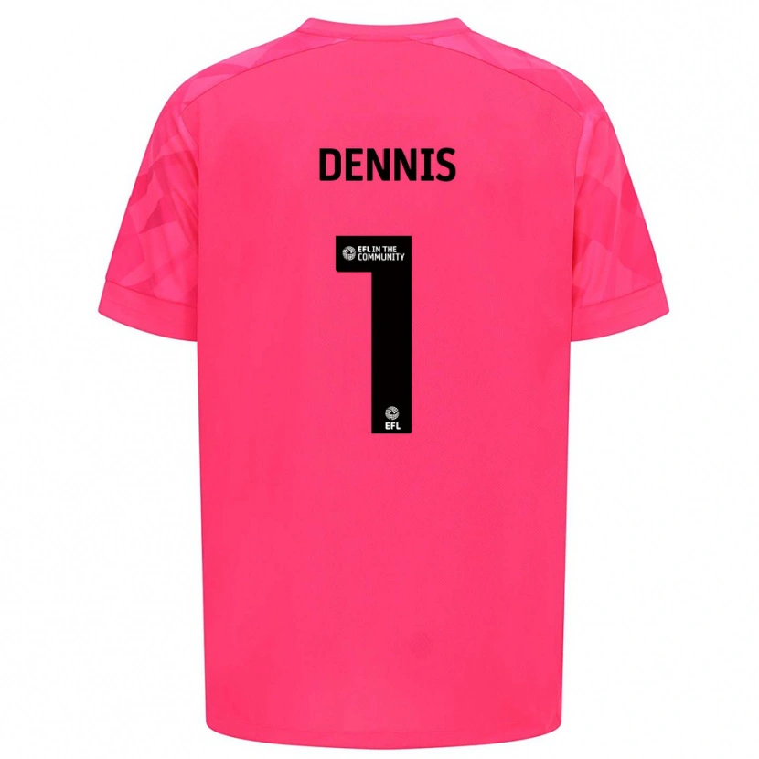 Danxen Kinder Jake Dennis #1 Trikot Rosenrosa Torwarttrikot 2025/26