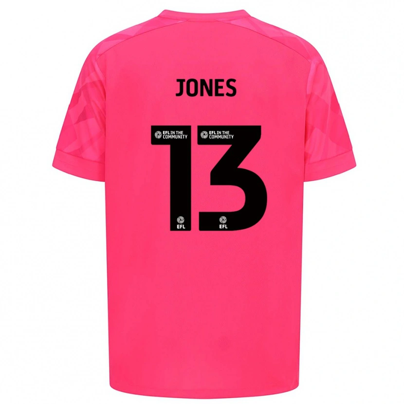 Danxen Kinder Sam Jones #13 Trikot Rosenrosa Torwarttrikot 2025/26