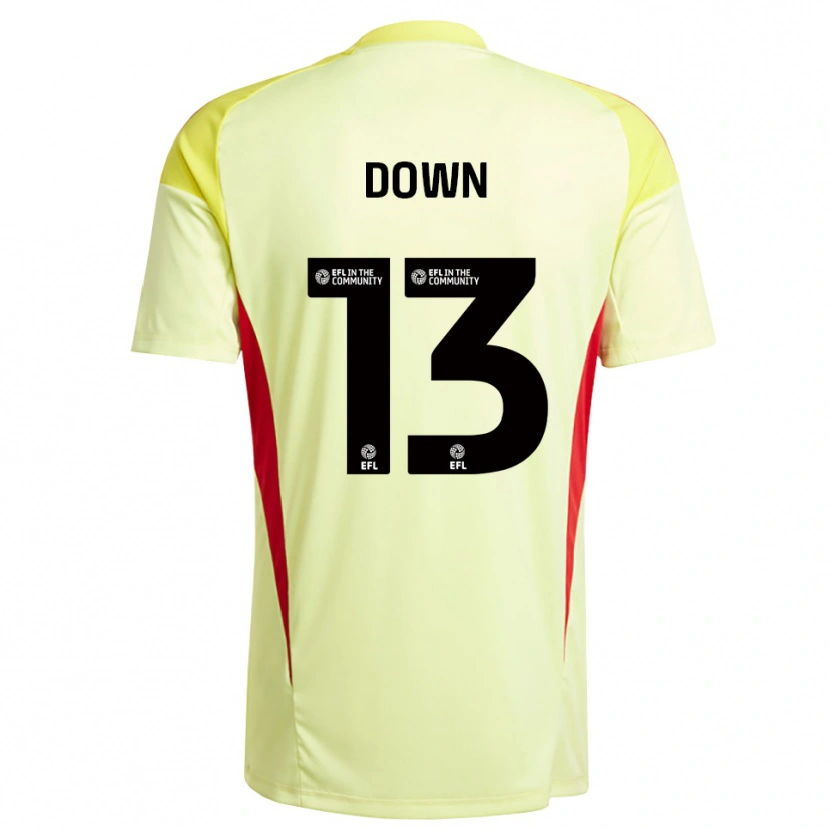 Danxen Kinder Sam Down #13 Trikot Hellgelb Torwarttrikot 2025/26