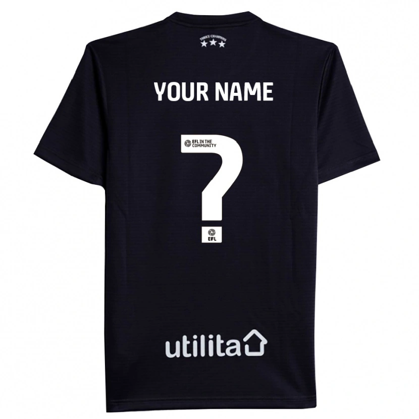 Danxen Kinder Huddersfield Town Schwarz Weiß Trikot Torwarttrikot 2025/26